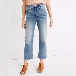 Madewell Slim Wide-Leg Crop Jeans in Reggie Wash